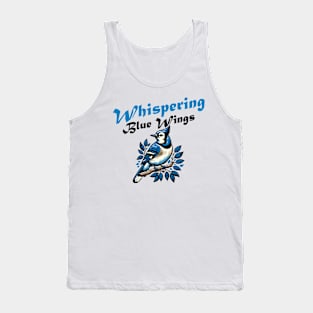 Blue Jay bird on a tree branch Tank Top